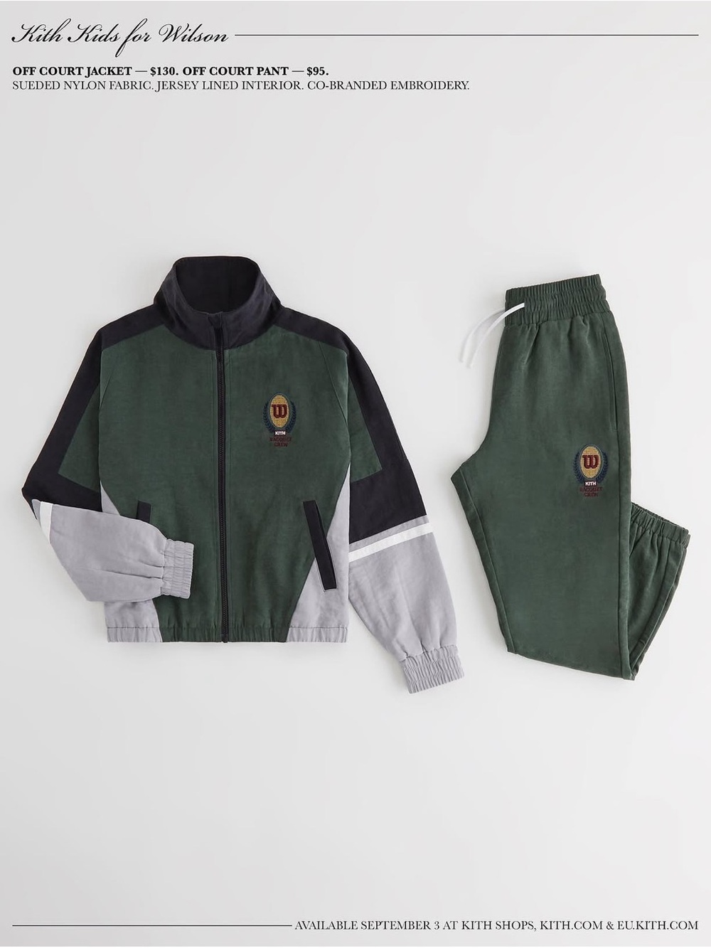Kids' KITH X Wilson Track Jacket and Pants Set